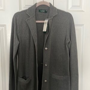Women's Gray Blazer Ralph Lauren
